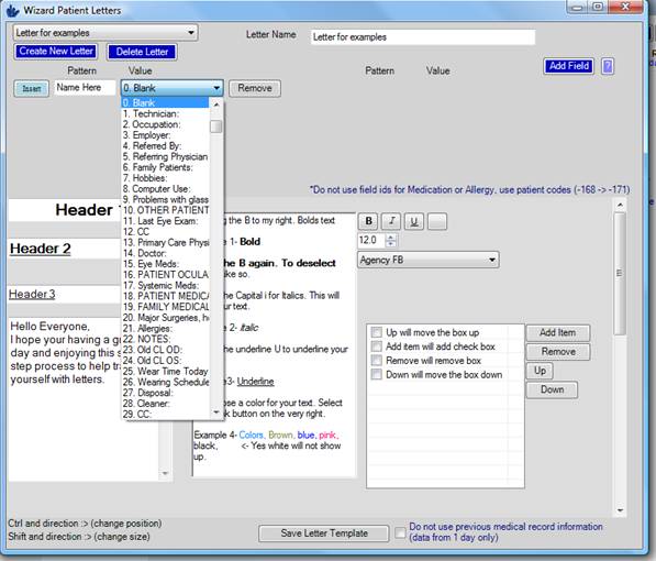 Integrated Letters within Crystal PM